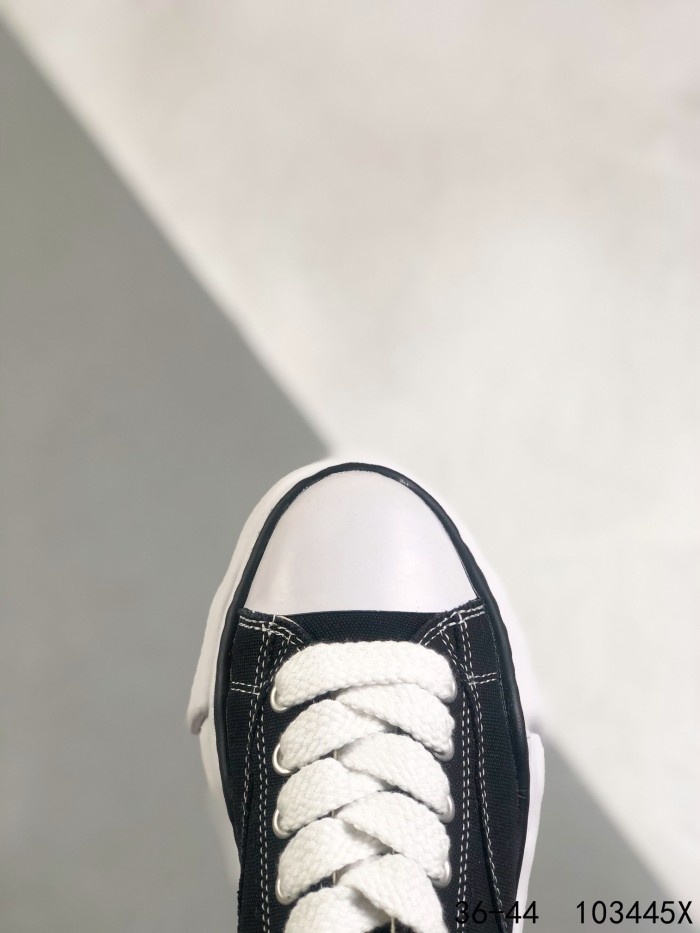 MMY Canvas flat toe caps low shoes-