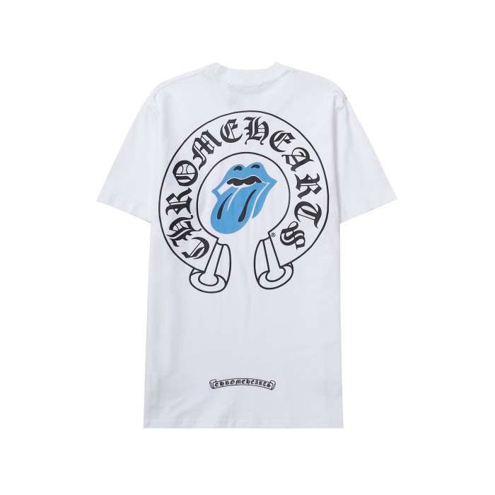 Blue tongue and horseshoe print tee 2 colors
