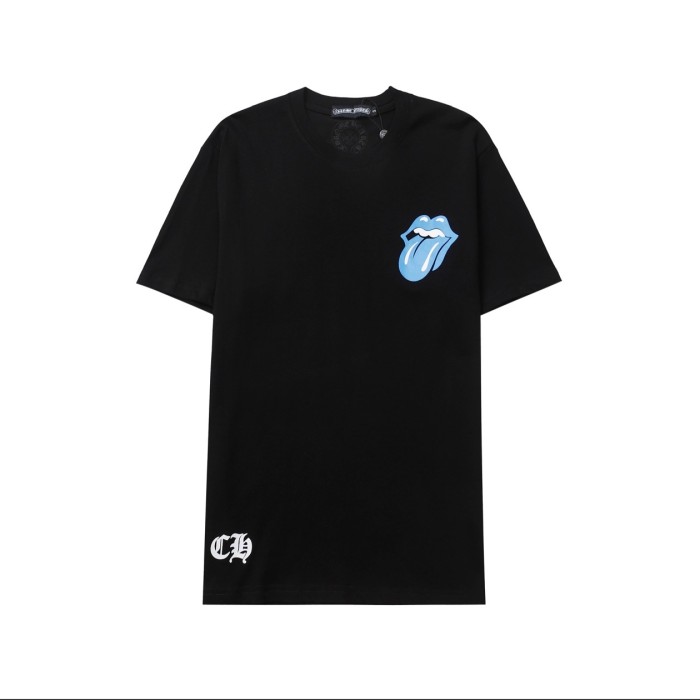 Blue tongue and horseshoe print tee 2 colors