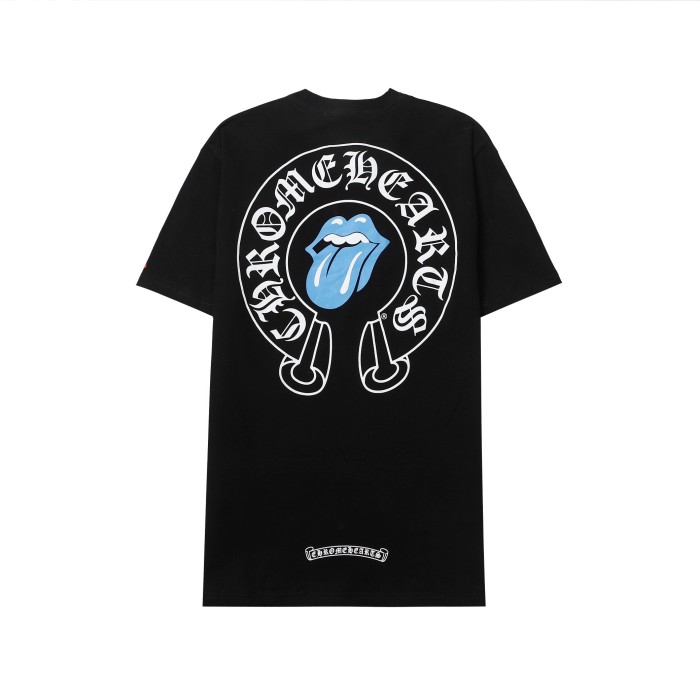 Blue tongue and horseshoe print tee 2 colors