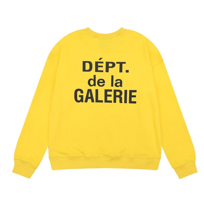 Double-sided letter round neck pullover 2 colors