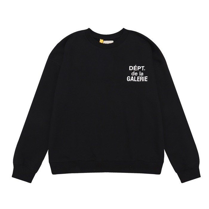 Double-sided letter round neck pullover 2 colors