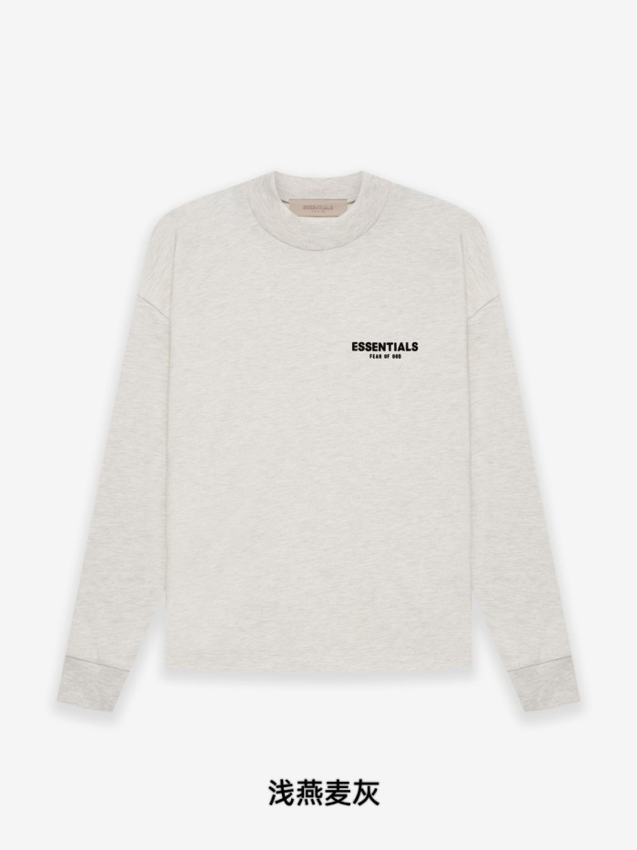 [Big & Tall for weights up to 220 lbs]1:1 quality version Black Flocking Letter Print long-sleeve T-shirt
