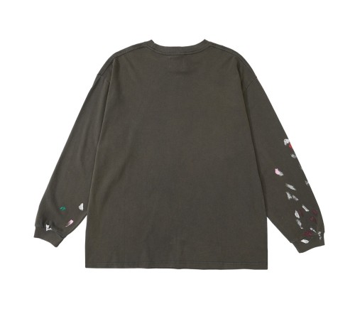 Cuff hand-painted graffiti long sleeve