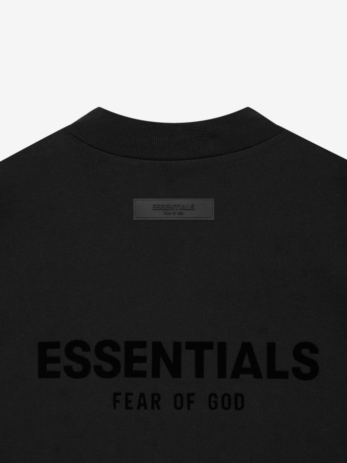 [Big & Tall for weights up to 220 lbs]1:1 quality version Black Flocking Print Short Sleeve