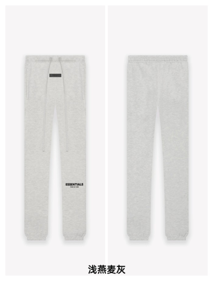 1:1 quality version Black flocking printed sweatpants 3 colors