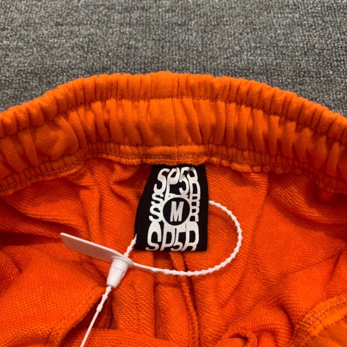[buy more save more] Young Thug Sp5der White lettered orange pants
