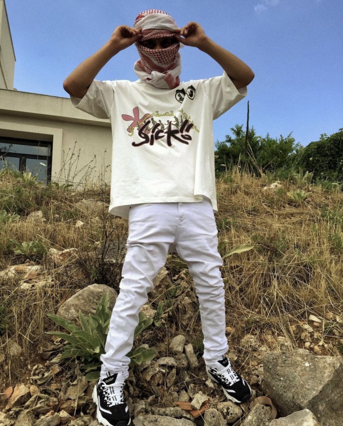 [Buy More Save More]1:1 quality version Running man print tee 2 colors
