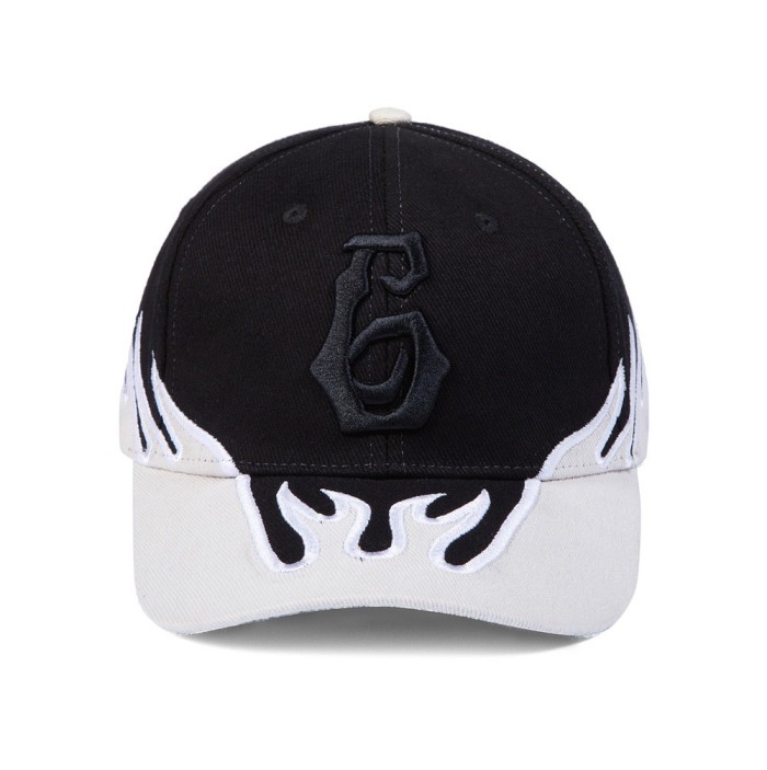 6 embroidery caps