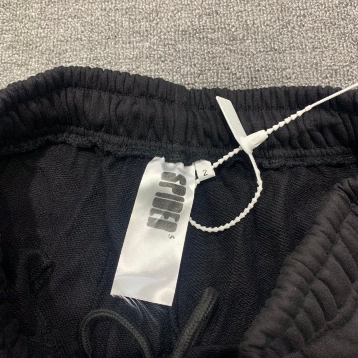 [buy more save more] Young Thug Sp5der Black letters black pants
