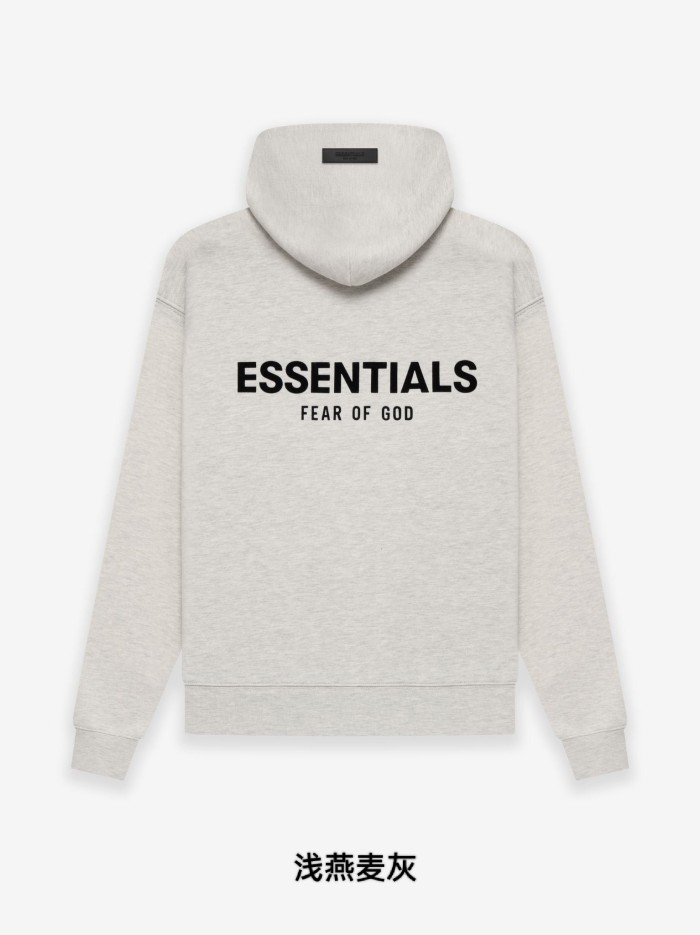 1:1 quality version Black flocking monogrammed hoodie