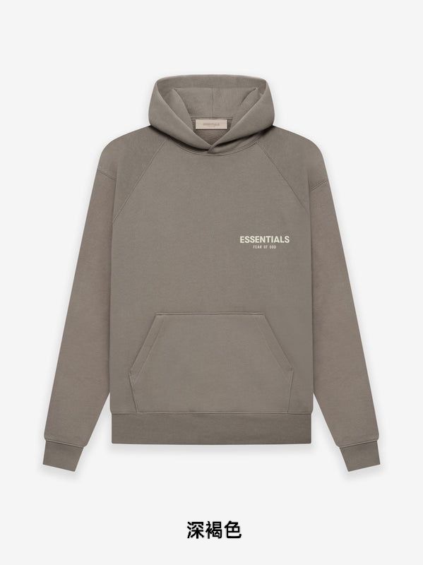 1:1 quality version beige flocking printed hoodie