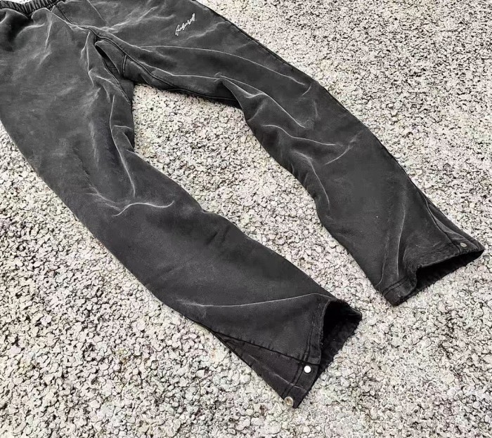 Retro washed horn guard pants