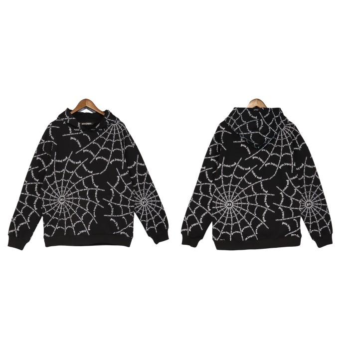 Cobweb alphabet hoodie