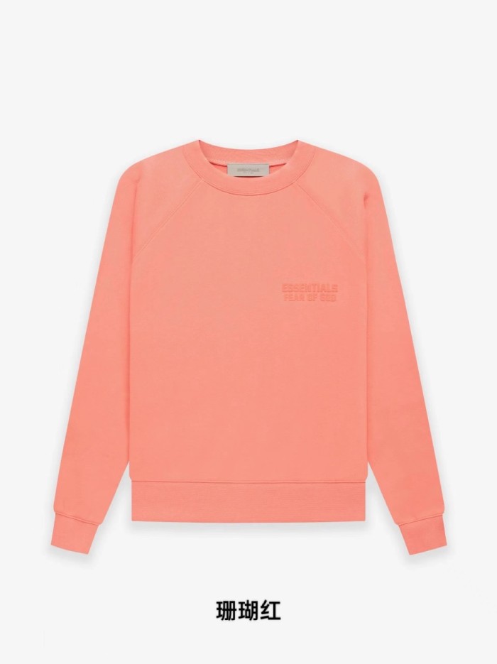 1:1 quality version Flocking printed multicolor round neck pullover