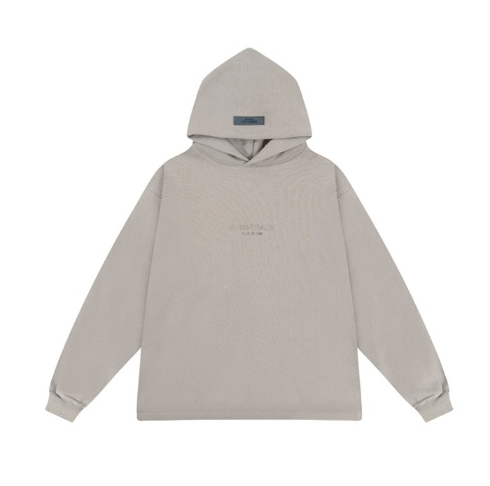 1:1 quality version Flocking printed multicolor hoodie with no hem