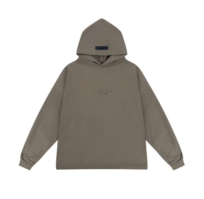 1:1 quality version Flocking printed multicolor hoodie with no hem
