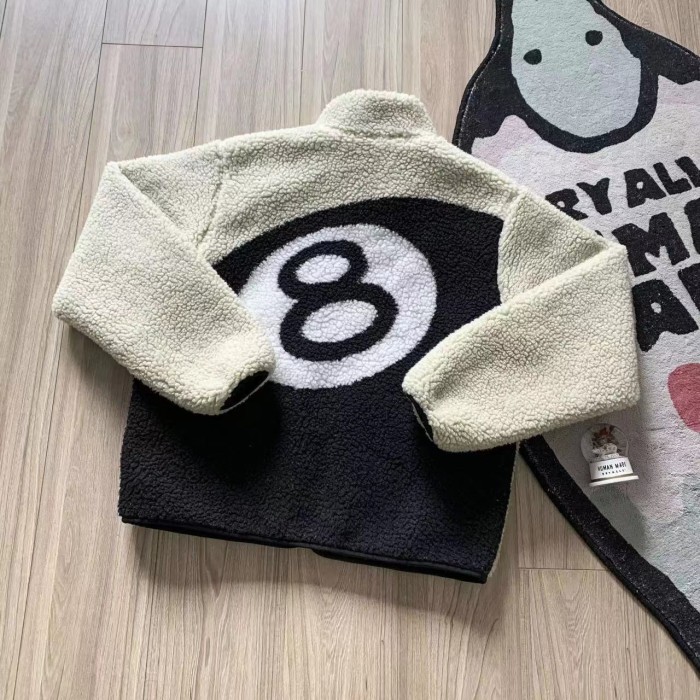 [50% Off]1:1 quality version eigth ball sherpa jacket 3 colors 20640118