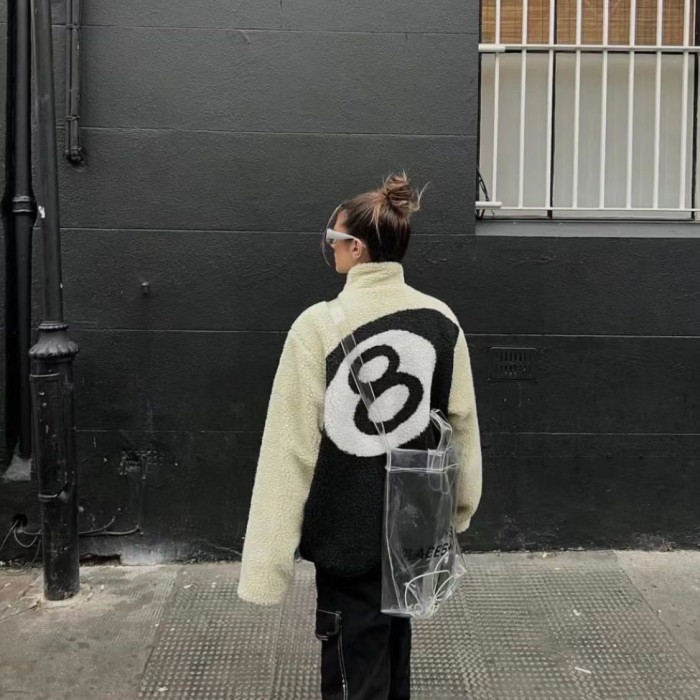 [50% Off]1:1 quality version eigth ball sherpa jacket 3 colors 20640118