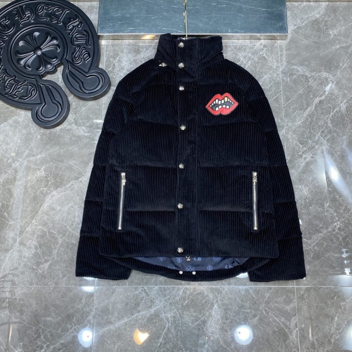 [Buy More Save More]1:1 quality version Red lip corduroy down jacket