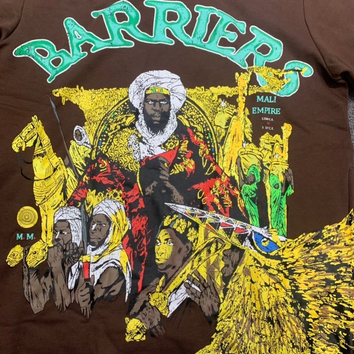 [buy more save more]Barriers Worldewide Mansa Musa Man of Africa print hoodie Kyrie Irving