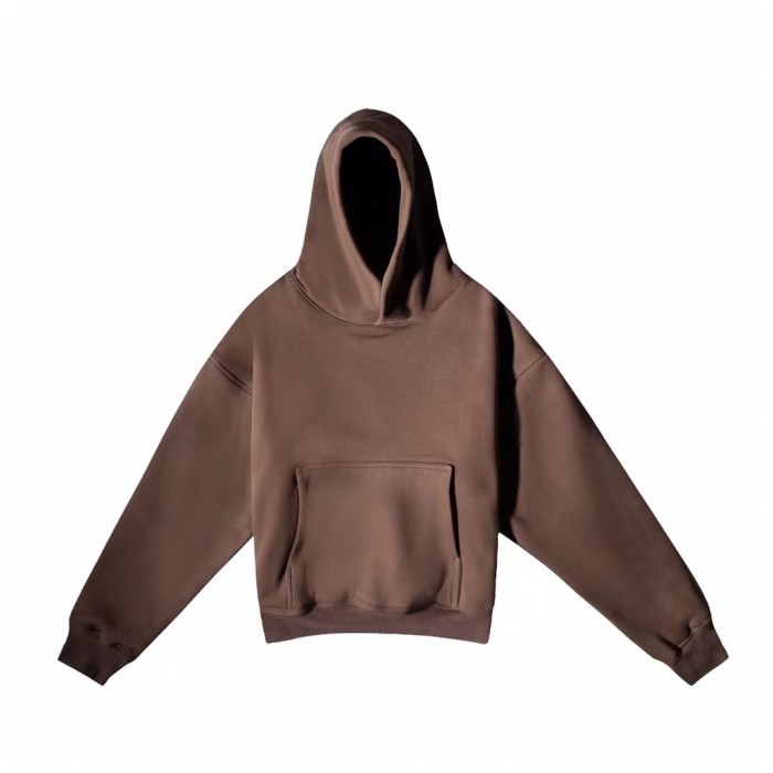Solid color loose kanye hoodie