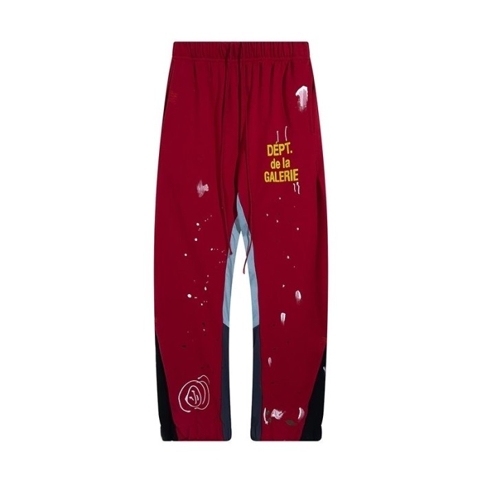 [buy more save more]  Graffiti spliced flared pants