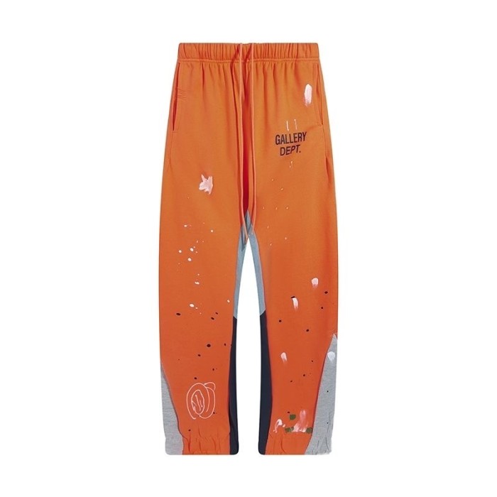 [buy more save more]  Graffiti spliced flared pants