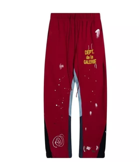 [buy more save more]  Graffiti spliced flared pants