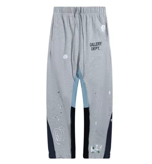[buy more save more]  Graffiti spliced flared pants