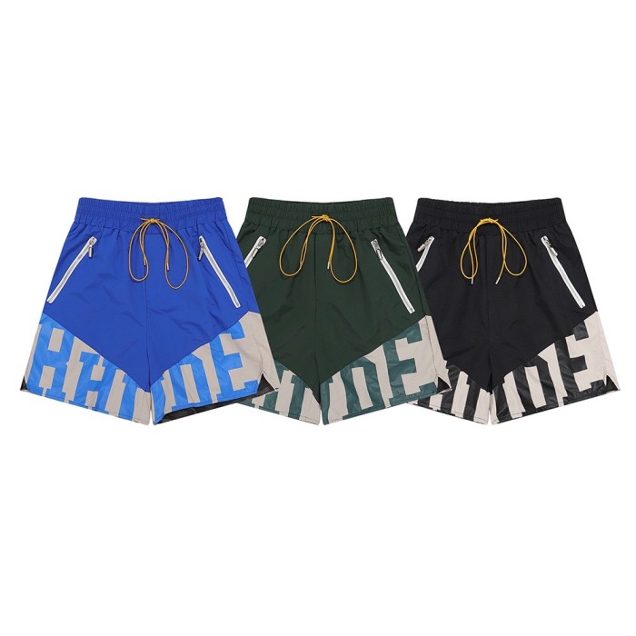 [buy more save more]Clashing letter drawstring shorts