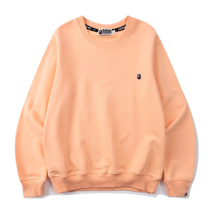 Little ape embroidered logo basic round neck set 5 color