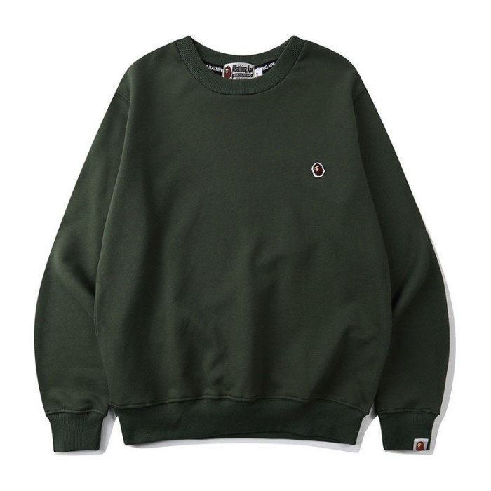 Little ape embroidered logo basic round neck set 5 color