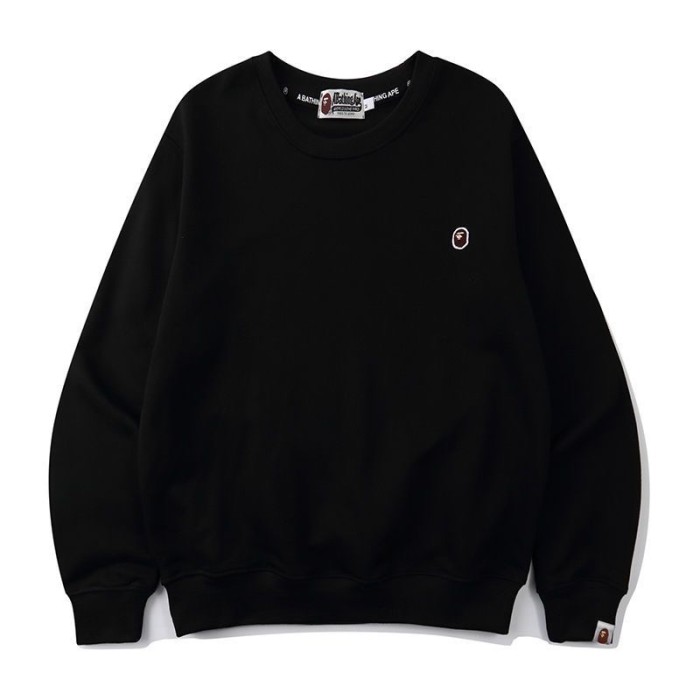 Little ape embroidered logo basic round neck set 5 color