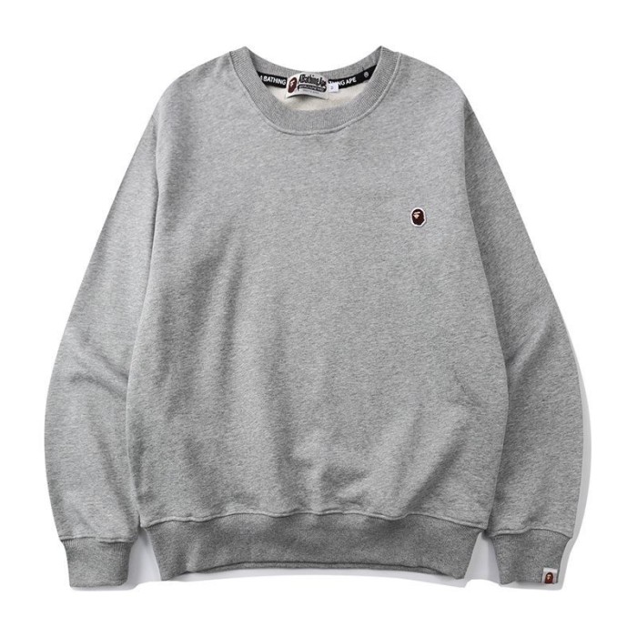 Little ape embroidered logo basic round neck set 5 color