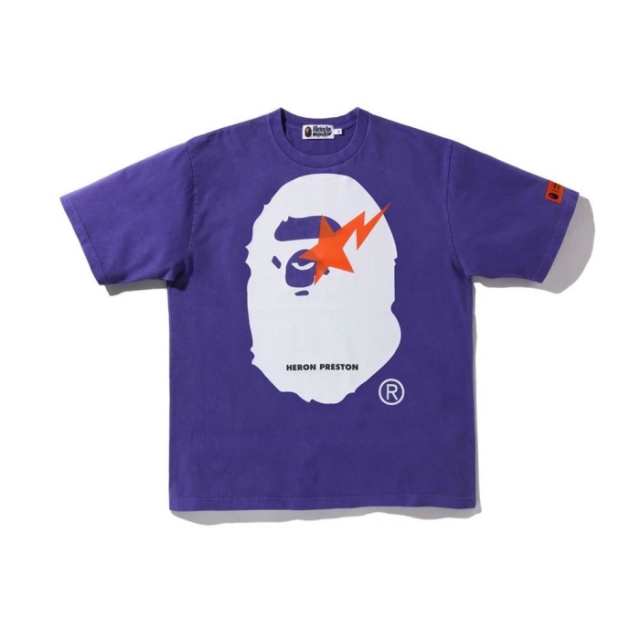[buy more save more] B@pe Her0n Prest0n big logo tee 3 colors