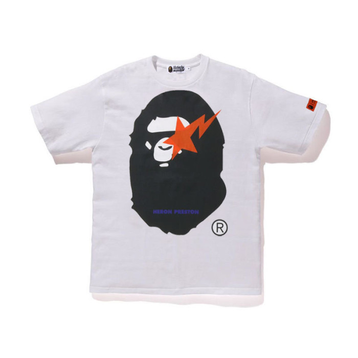 [buy more save more] B@pe Her0n Prest0n big logo tee 3 colors