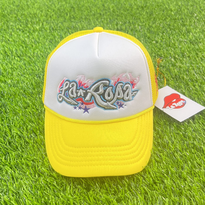 Silver Embroidered Lettering Trucker Hat