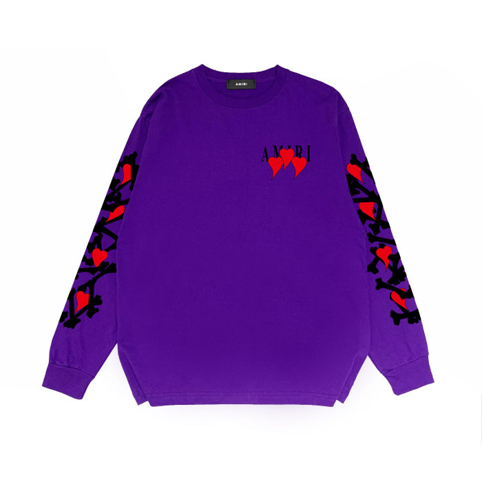 [50% Off]Heart Letter Print Long Sleeves Shirt 21034219