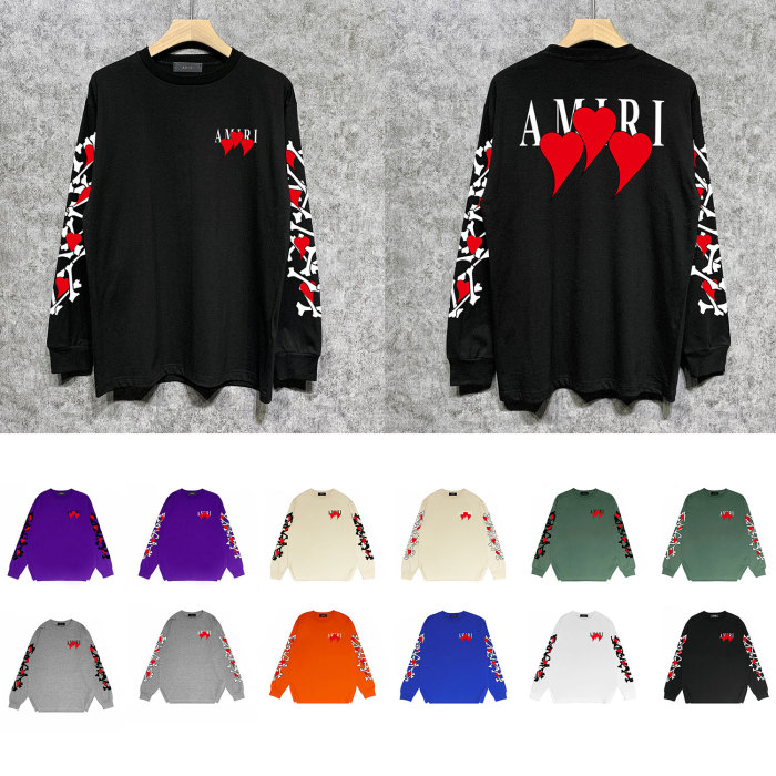 [50% Off]Heart Letter Print Long Sleeves Shirt 21034219