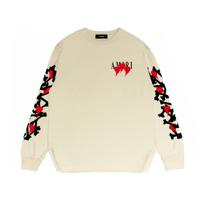 [50% Off]Heart Letter Print Long Sleeves Shirt 21034219