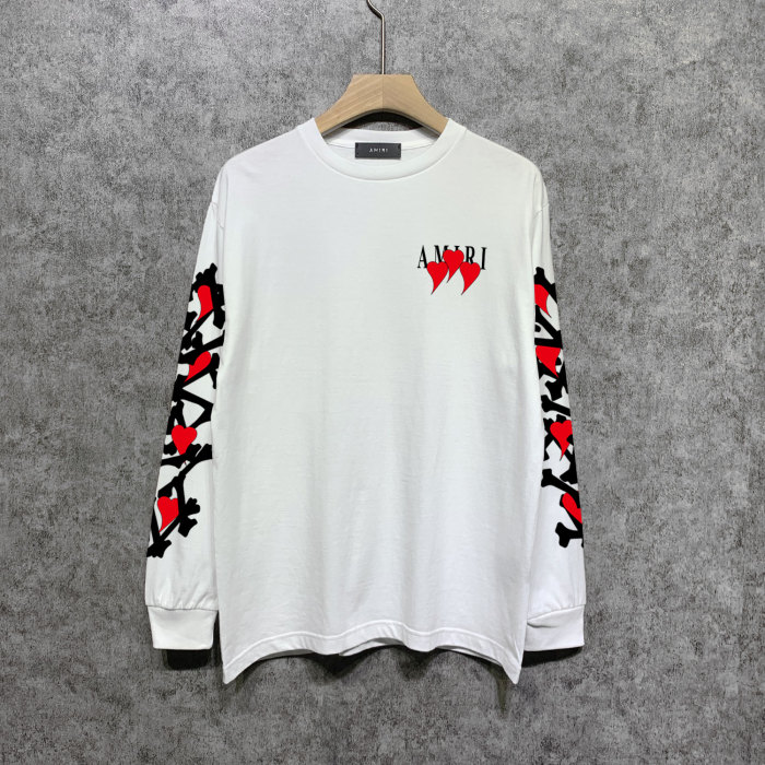 [50% Off]Heart Letter Print Long Sleeves Shirt 21034219