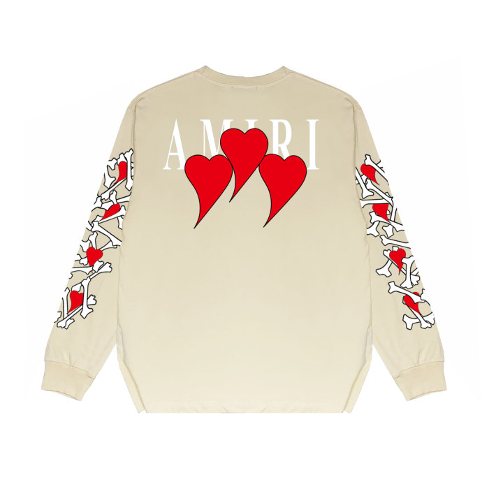 [50% Off]Heart Letter Print Long Sleeves Shirt 21034219
