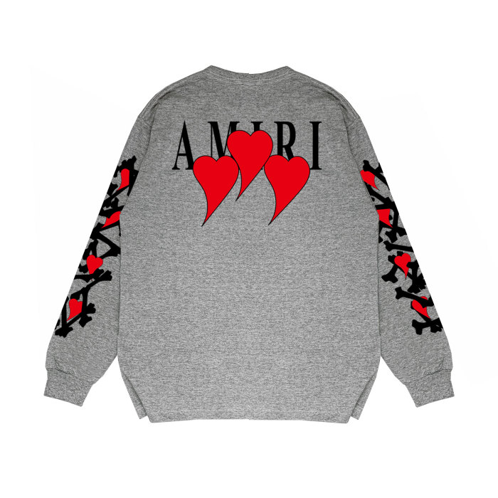 [50% Off]Heart Letter Print Long Sleeves Shirt 21034219