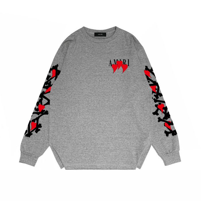 [50% Off]Heart Letter Print Long Sleeves Shirt 21034219