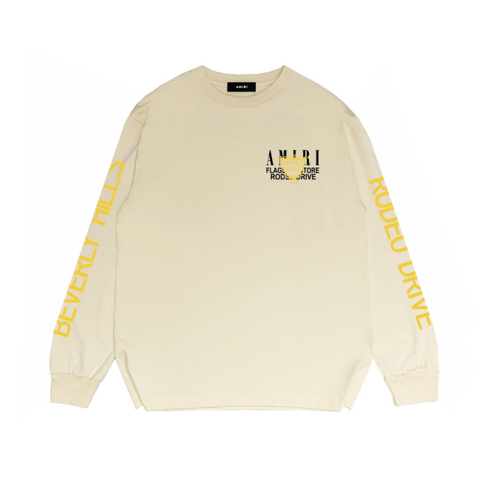 Gold Cup Alphabet Print Long Sleeve