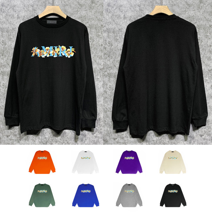 Floral alphabet Print Long sleeves