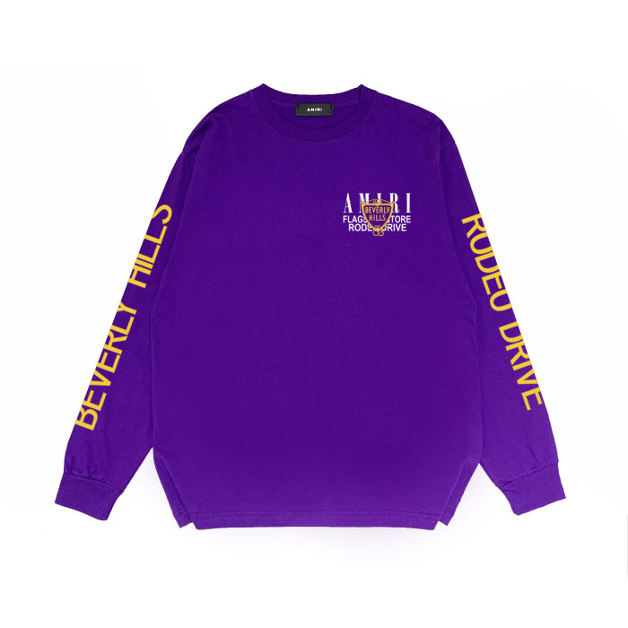 Gold Cup Alphabet Print Long Sleeve