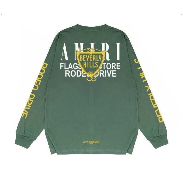 Gold Cup Alphabet Print Long Sleeve
