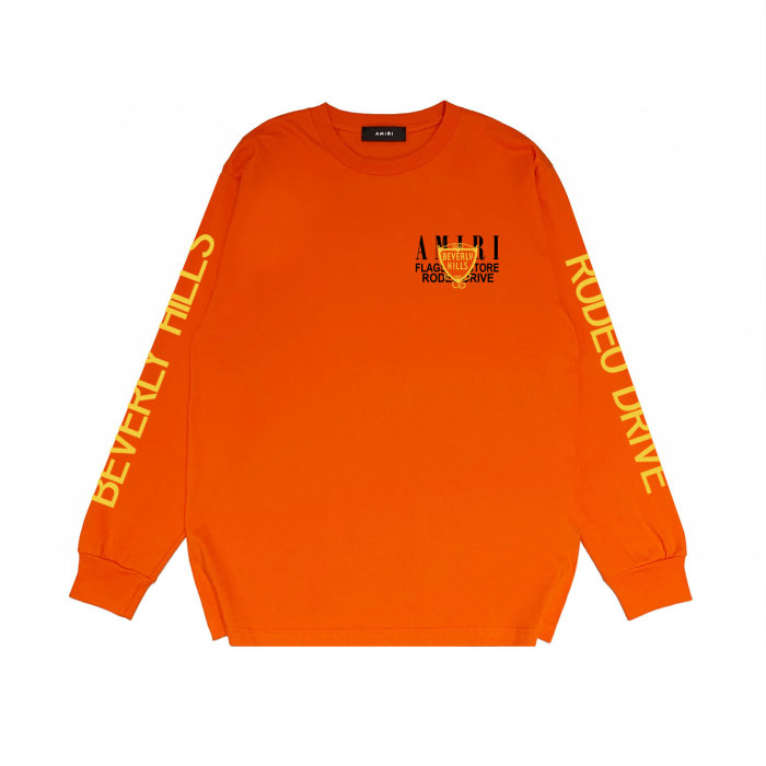 Gold Cup Alphabet Print Long Sleeve